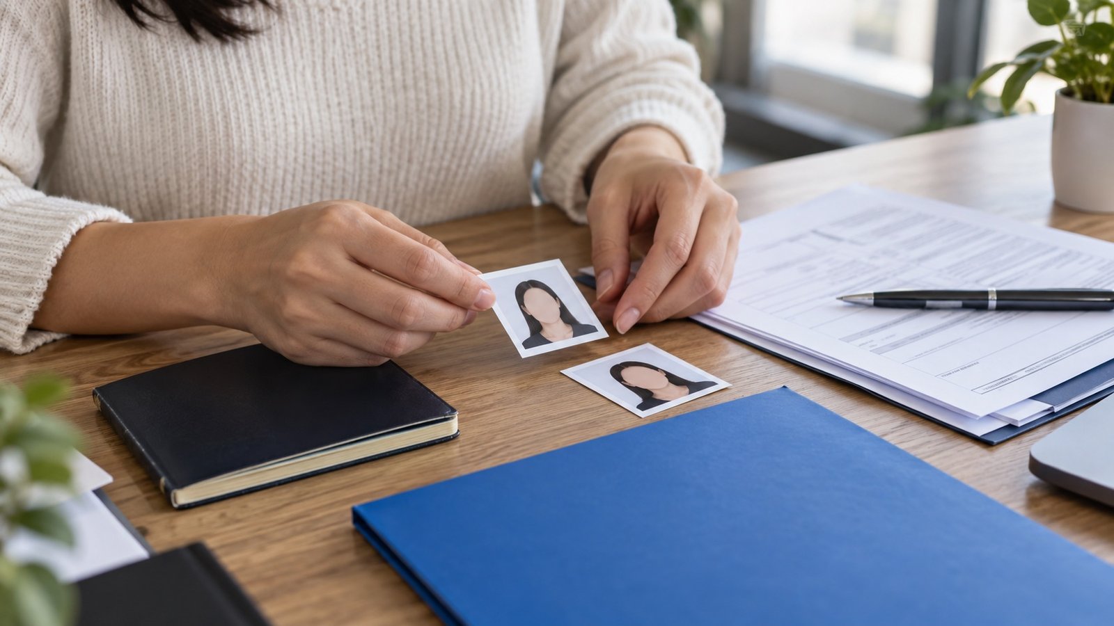 Documentación organizada para la expedición de una tarjeta de identidad de extranjero